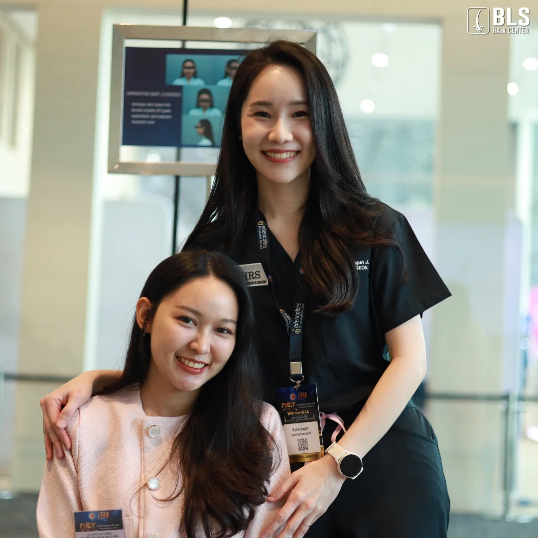 คนไข้ปลูกผมผู้หญิง ที่ BLS Hair Center