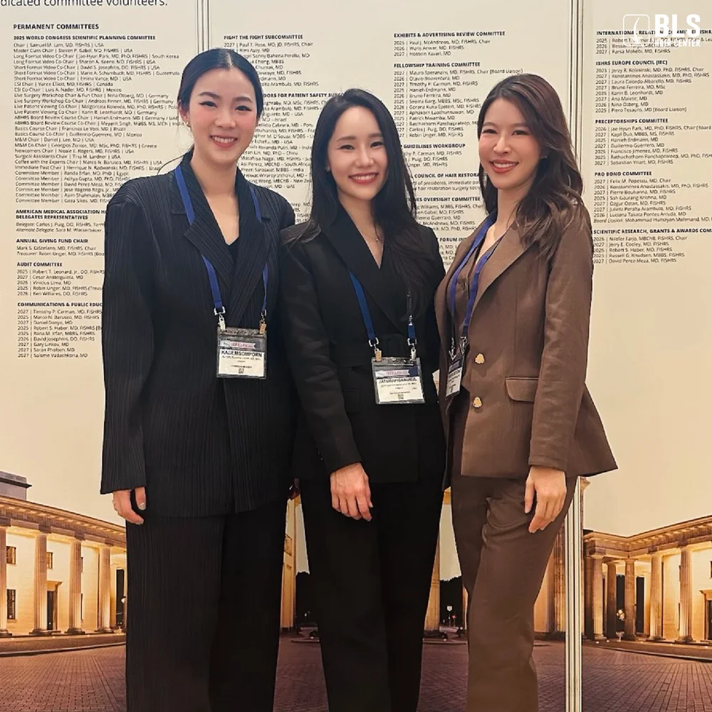 แพทย์ BLS ในงานประชุม ISHRS Berlin เยอรมนี