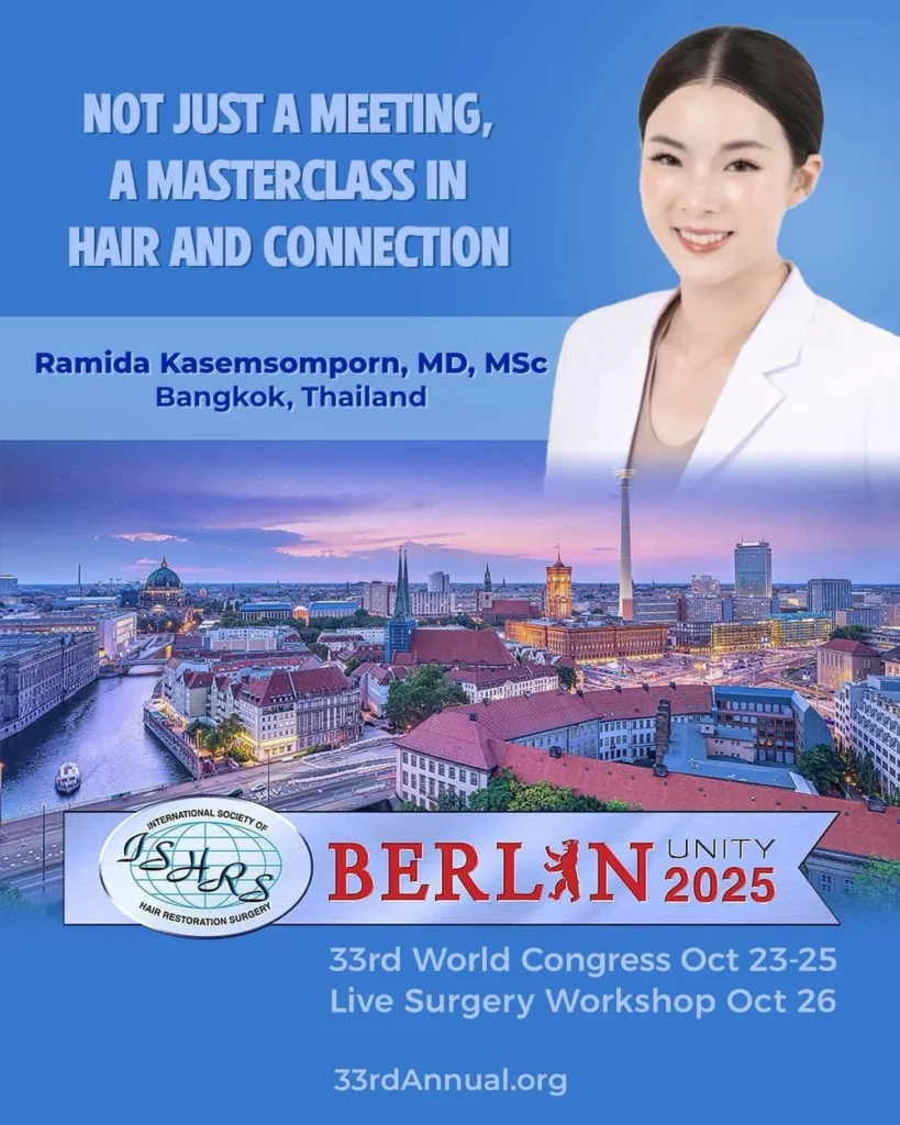 แพทย์ BLS ร่วมงานประชุม ISHRS Berlin เยอรมนี