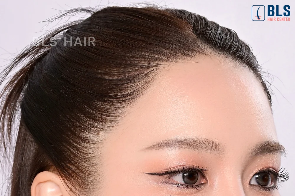 แนวผมธรรมชาติ หลังปลูกผมที่ BLS