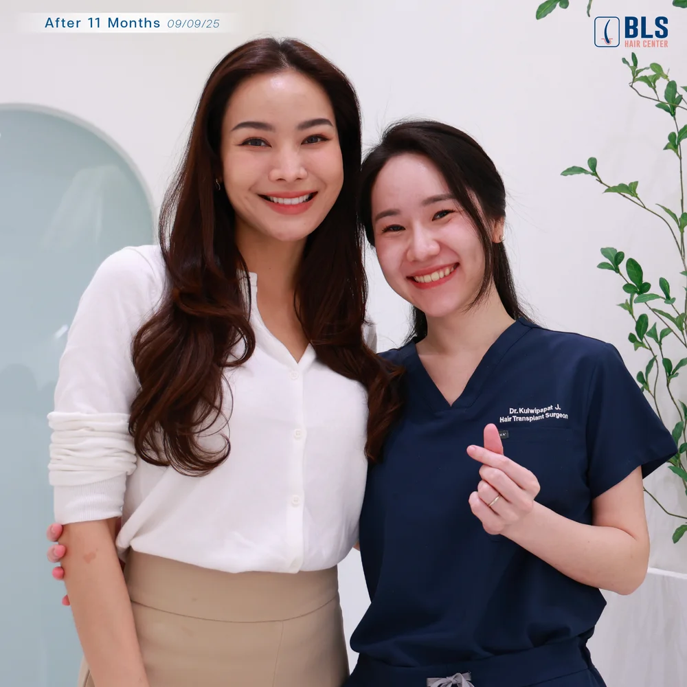 รีวิวปลูกผมผู้หญิง กับหมอบี ปลูกผม อเมริกันบอร์ด ที่ BLS Hair Center