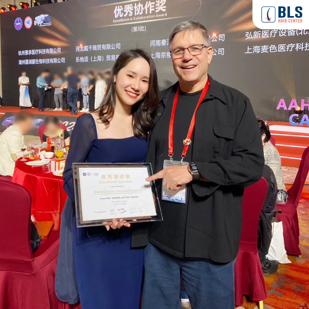 หมอบี รับรางวัล Excellent Speaker Award จากงาน 8th AAHRS 2024 ประเทศจีน