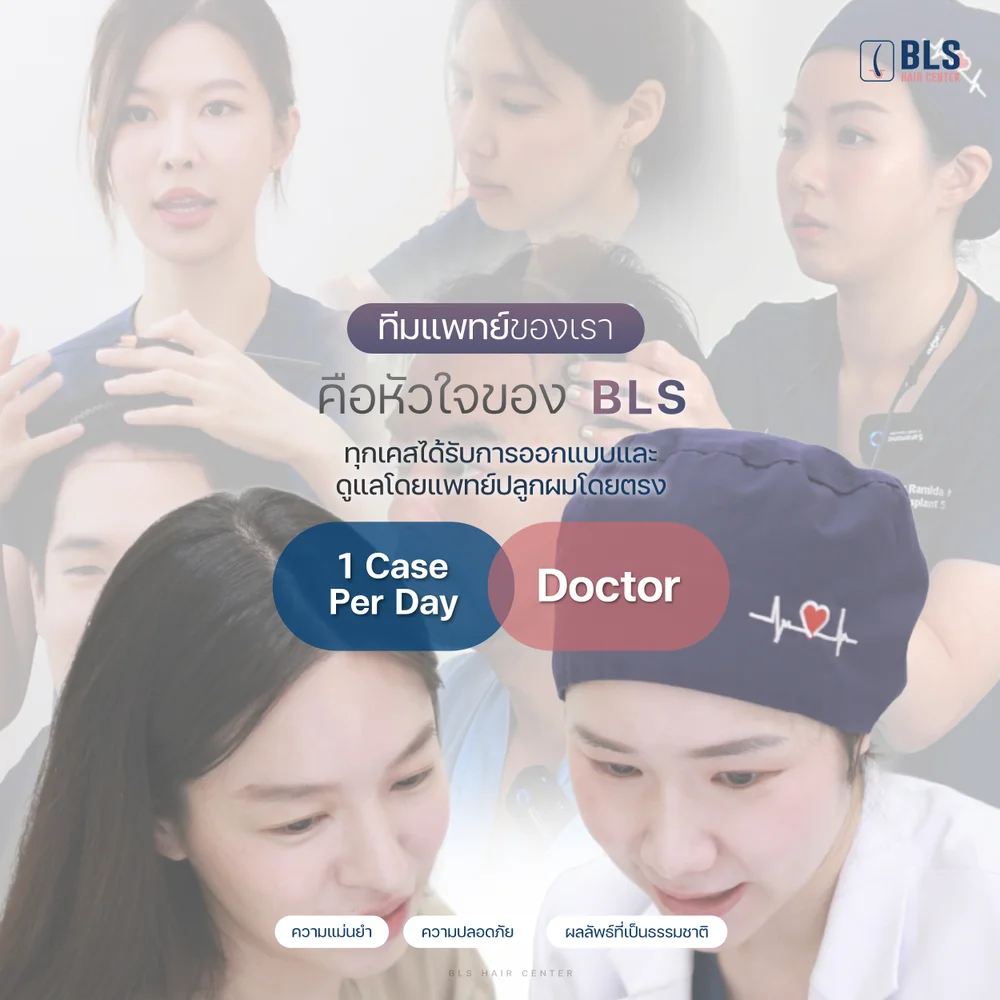 แพทย์ปลูกผม รับคนไข้ 1 เคส ต่อวันเท่านั้น