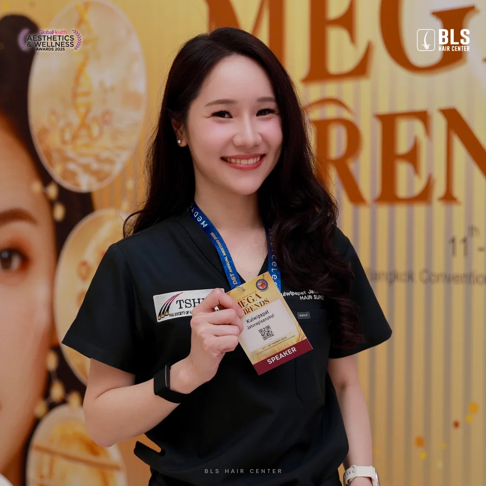 หมอบี ปลูกผม แนวไรผมดูธรรมชาติ ที่ BLS Hair Center