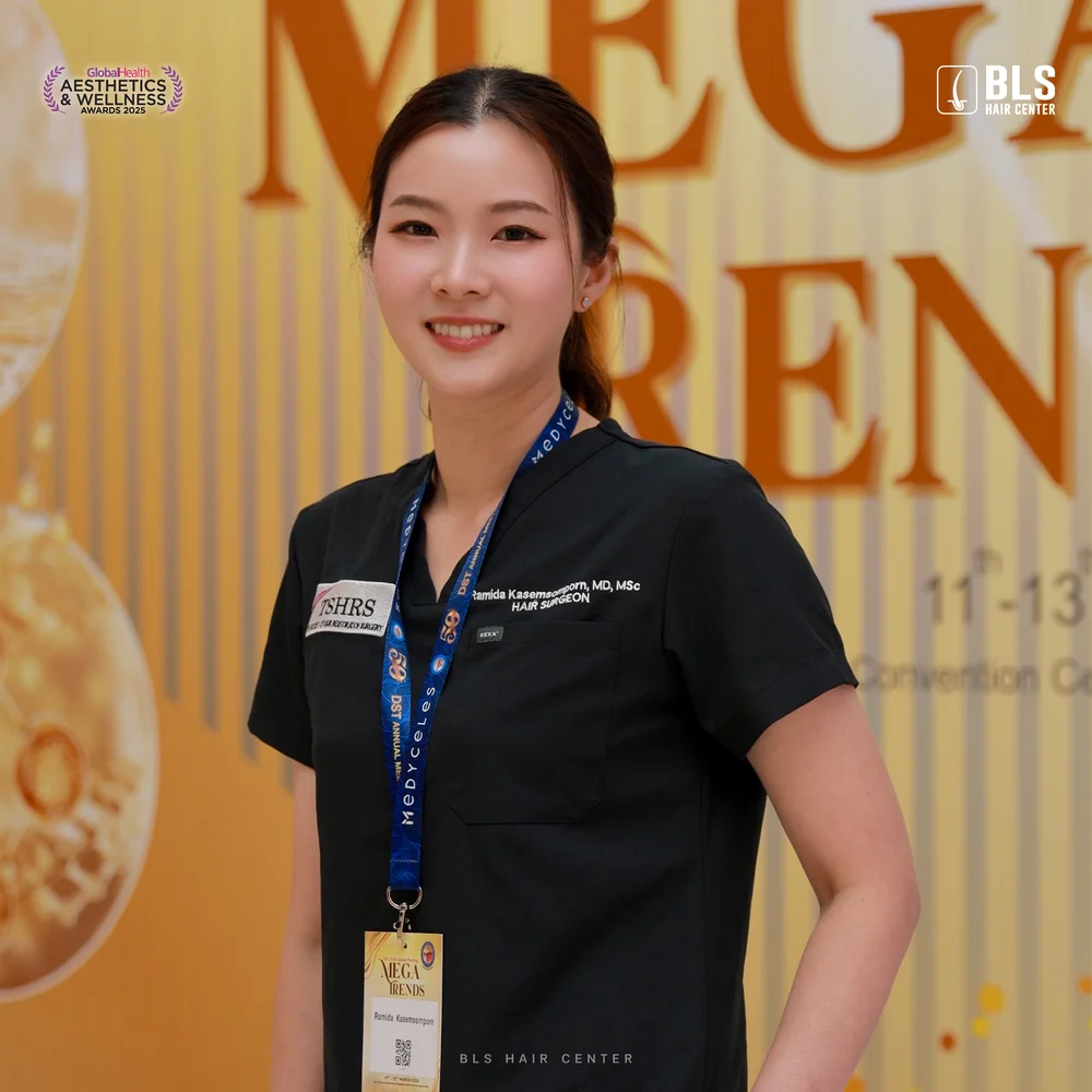 หมอฝน ปลูกผม เป็นธรรมชาติ ที่ BLS Hair Center