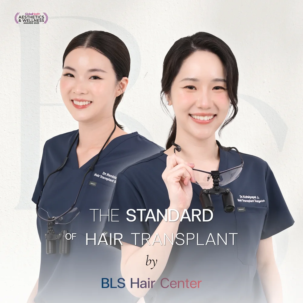 Hair Clinic Thai ผลลัพธ์ปลูกผมเป็นธรรมชาติ ที่ BLS Hair Center