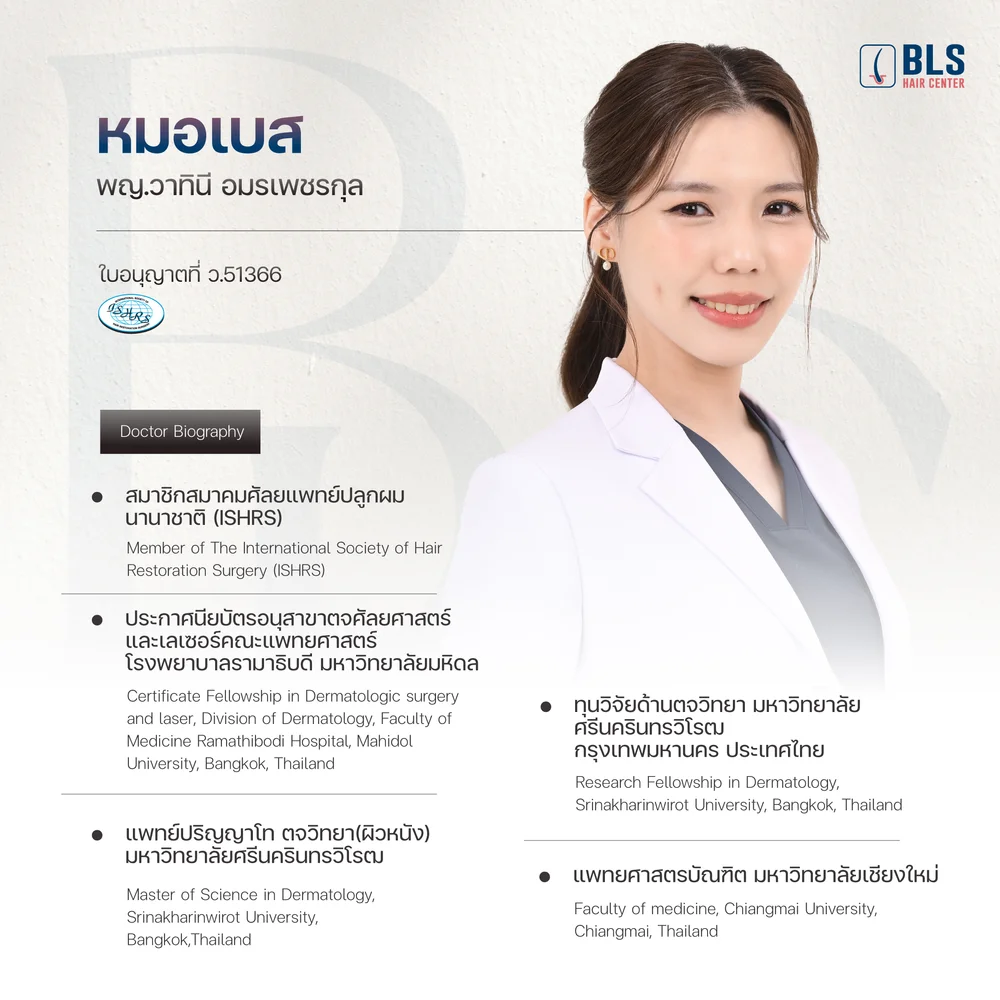 หมอเบส ปลูกผม BLS Hair Center