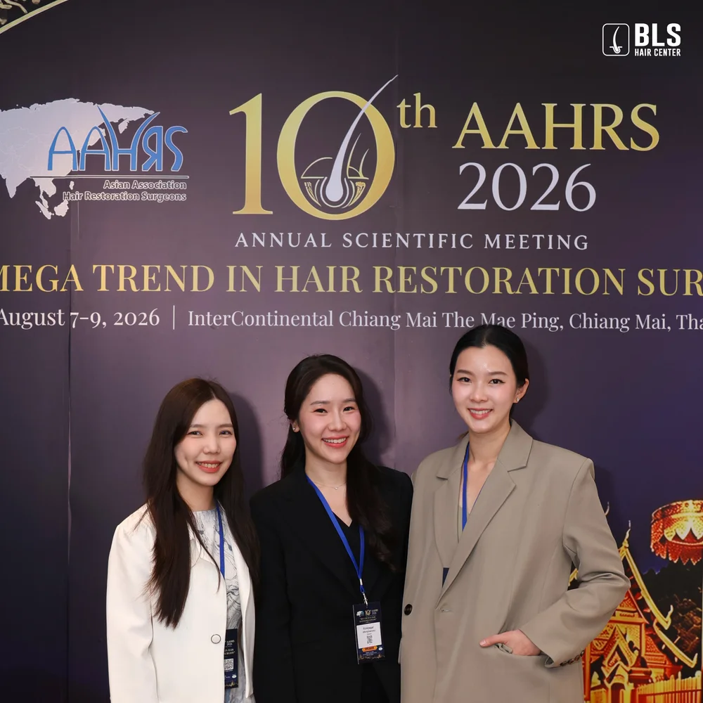 แพทย์ปลูกผม BLS Hair Center หมอบี หมอฝนและหมอเบส