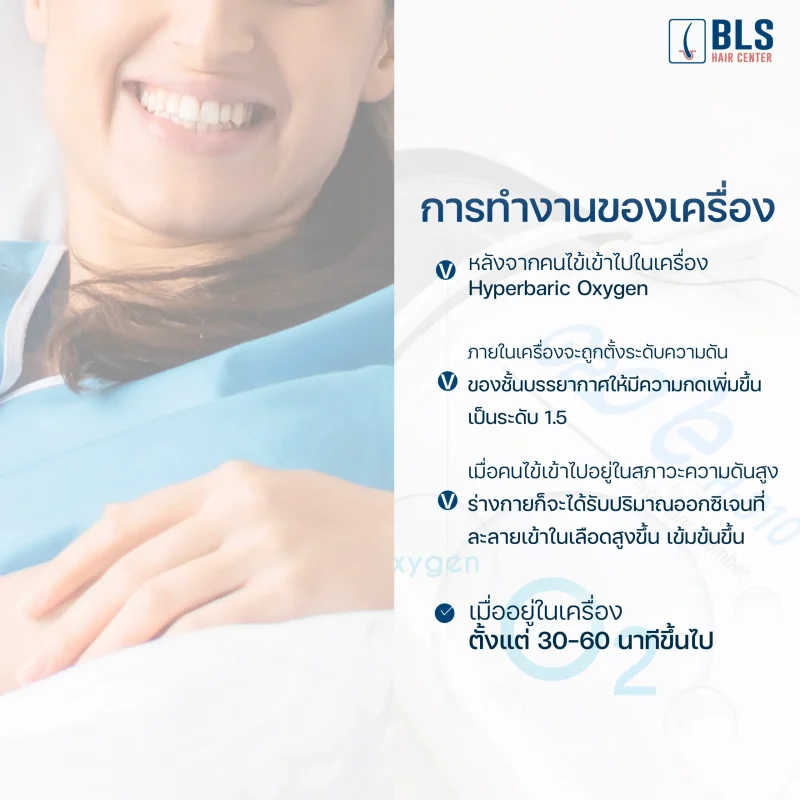 หลักการทำงานของโปรแกรม Hyperbaric Oxygen Therapy